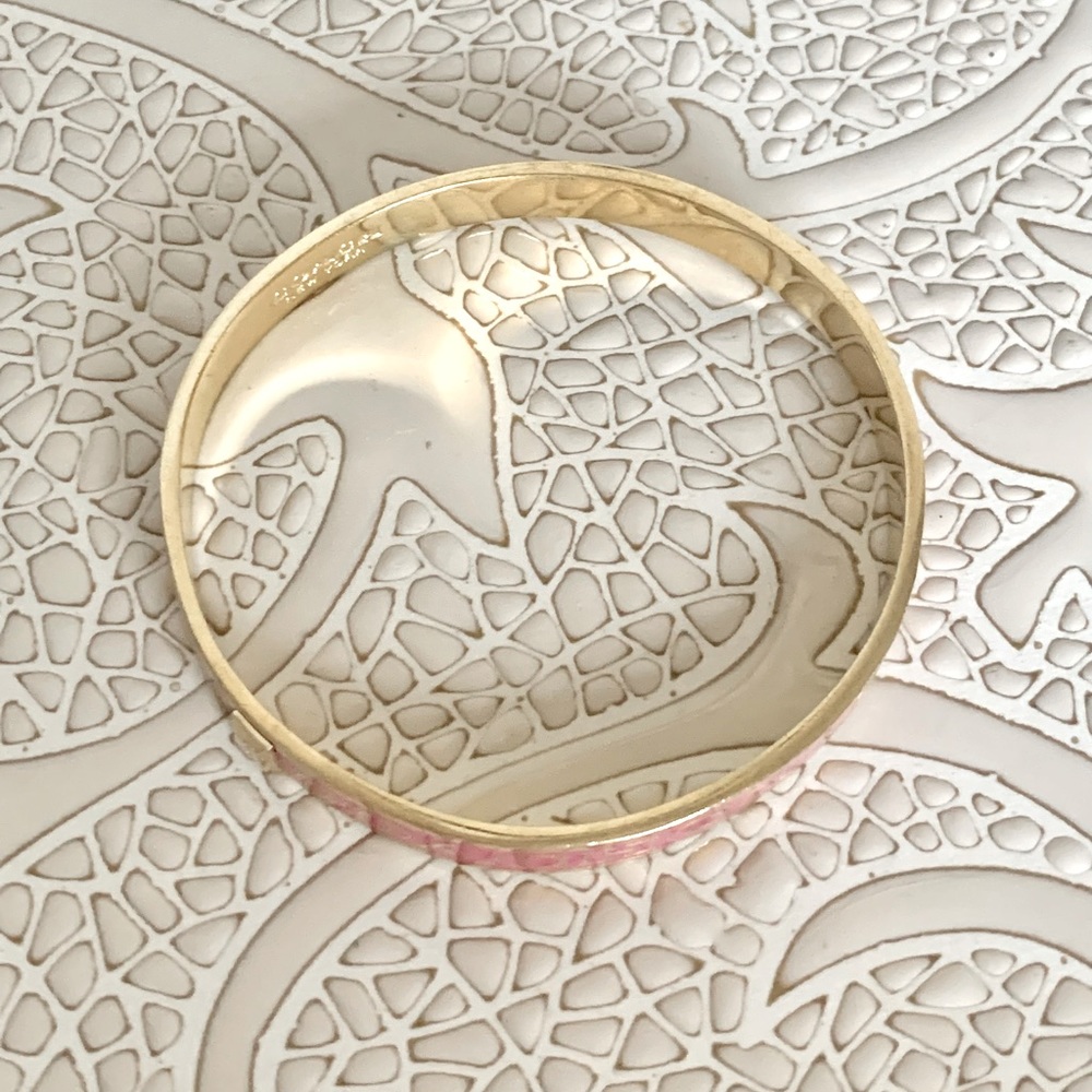 ✨NEW✨COACH PINK & GOLD BANGLE BRACELET - Picture 5 of 9